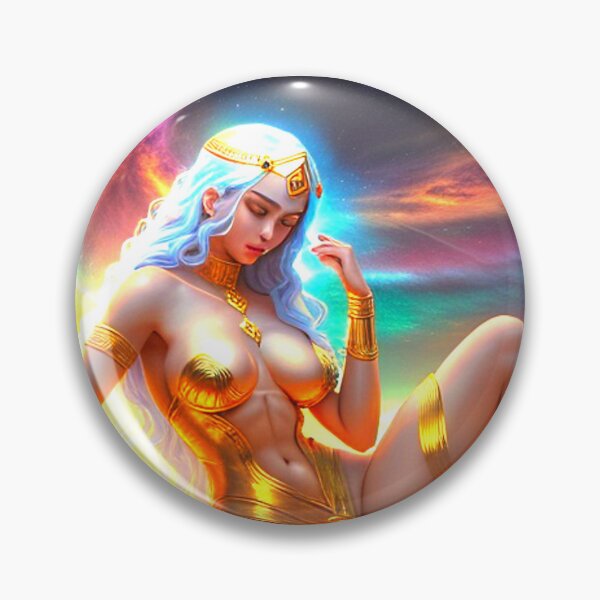 Item preview, GOD IS A WOMAN#1~Cosmic Sexy Goddess art~college greek fraternity sorority house party decor designed and sold by Spinning Plates 360.