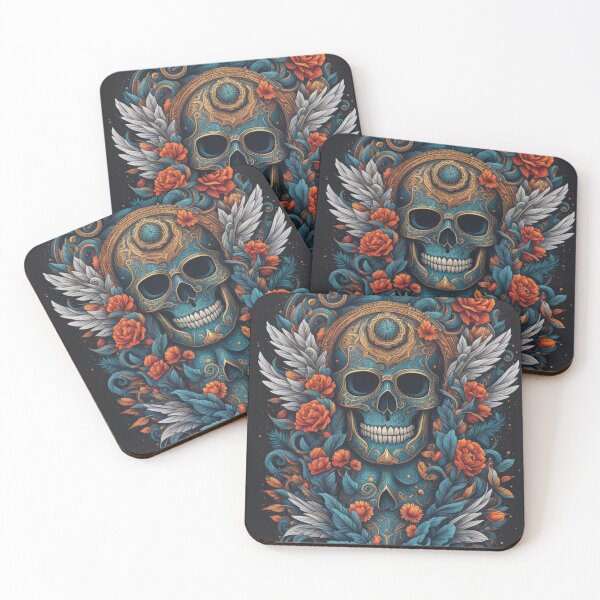 Item preview, Stunning Floral Skull Design (Sugar Skull Inspired)   designed and sold by Butler in the Home.