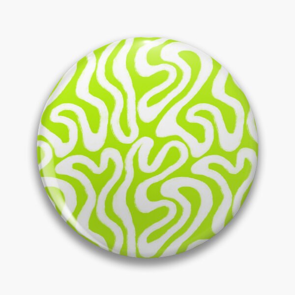Item preview, Abstract pattern in fluorescent green lines designed and sold by AlarconStudio.