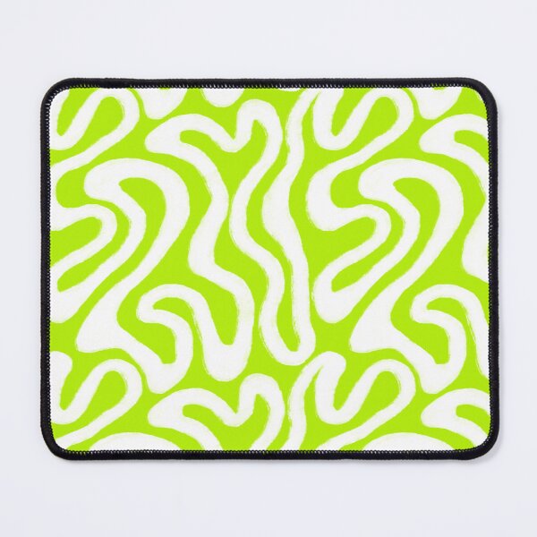 Item preview, Abstract pattern in fluorescent green lines designed and sold by AlarconStudio.