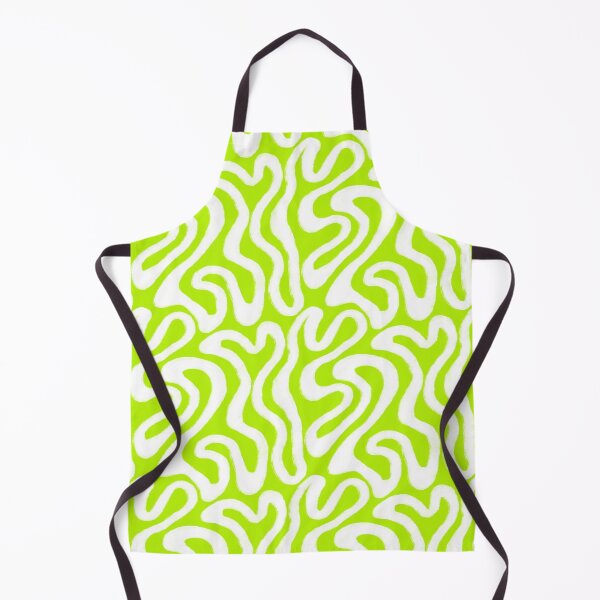 Item preview, Abstract pattern in fluorescent green lines designed and sold by AlarconStudio.