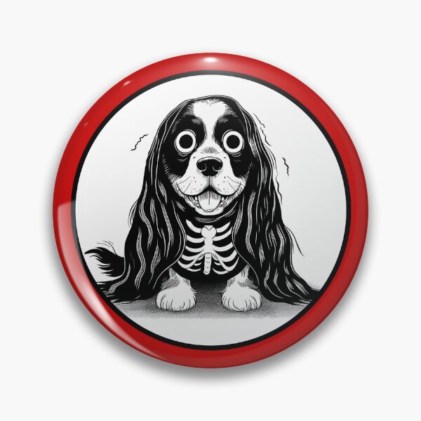 Item preview, Creepy Halloween King Charles Cavalier Spaniel  designed and sold by FunnehGacha.