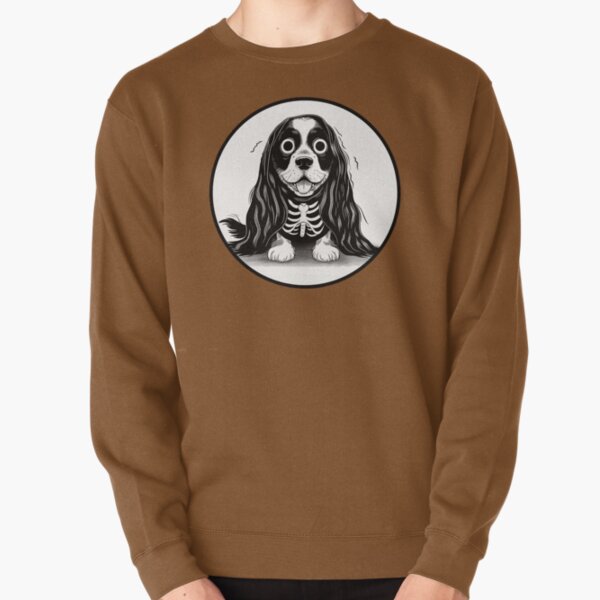 Vista previa del artículo con la obra «Espeluznante Halloween King Charles Cavalier Spaniel», diseñado y vendido por FunnehGacha.