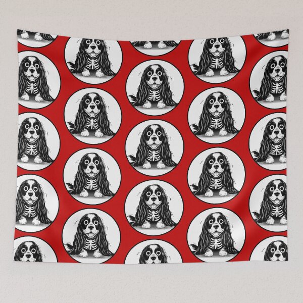 Item preview, Creepy Halloween King Charles Cavalier Spaniel  designed and sold by FunnehGacha.