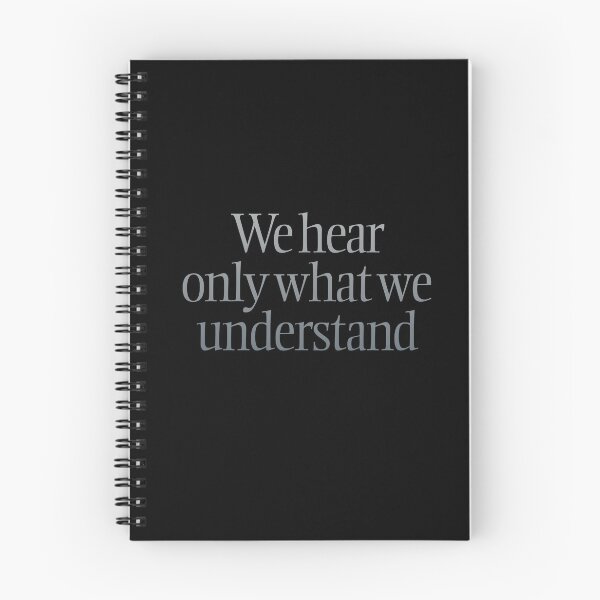 Item preview, We hear only what we understand. v.1 designed and sold by x1brett.