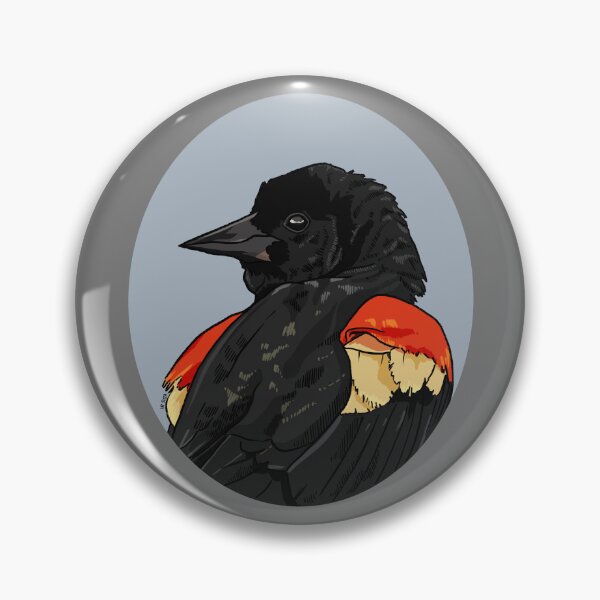 Item preview, Red-Winged Blackbird Portrait designed and sold by UrsulaRodgers.