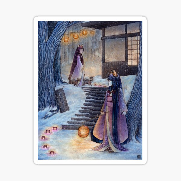 Item preview, Kitsune Meeting with the Bakeneko designed and sold by TeaKitsune.