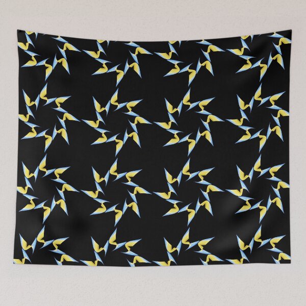 Item preview, yellow and blue star designed and sold by Meo Design.