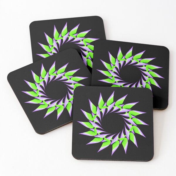 Item preview, Green and purple mandala designed and sold by Meo Design.