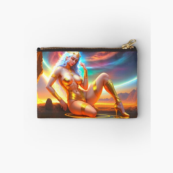 Item preview, GOD IS A WOMAN#1~Cosmic Sexy Goddess art~college greek fraternity sorority house party decor designed and sold by Spinning Plates 360.