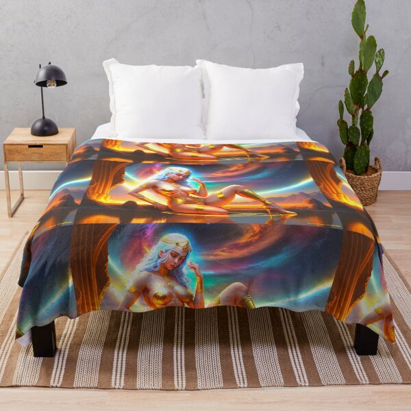 Item preview, GOD IS A WOMAN#1~Cosmic Sexy Goddess art~college greek fraternity sorority house party decor designed and sold by Spinning Plates 360.