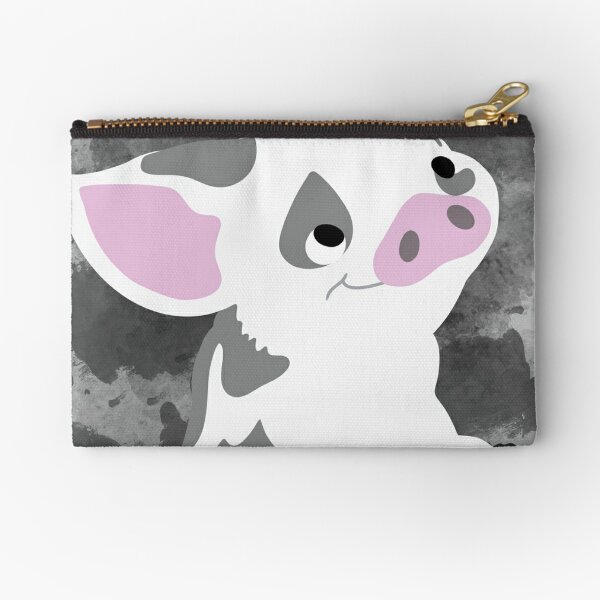 Large Canvas Zipper Pouch (Pua Laina)