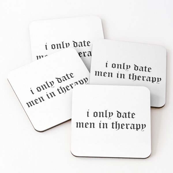 Item preview, i only date men in therapy designed and sold by edajylix.