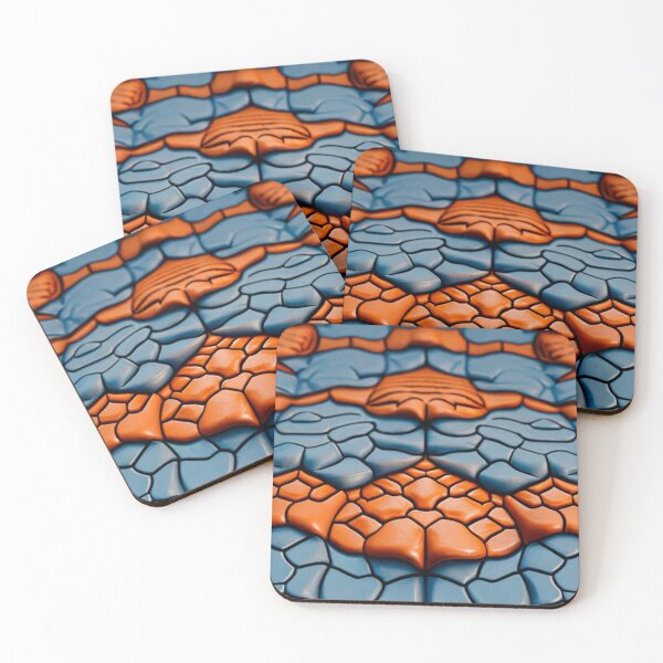 Item preview, Orange And Gray Black And Blue Montgomery Gator Popart Skin designed and sold by ShopSunday.