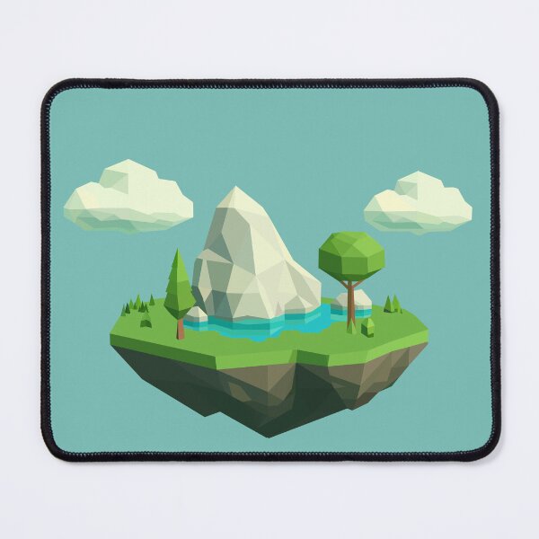Item preview, Floating 3D low poly island designed and sold by Iko.