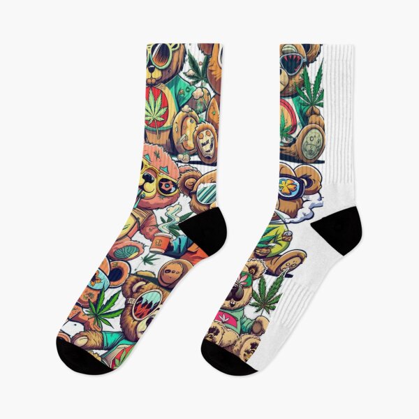 Item preview, Bunch Of Teddy Bear Roosevelt Bearbie Stoner Cute Funny Colorful  designed and sold by ShopSunday.
