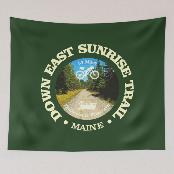 Item preview, Down East Sunrise Trail (cycling c) designed and sold by curranmorgan.