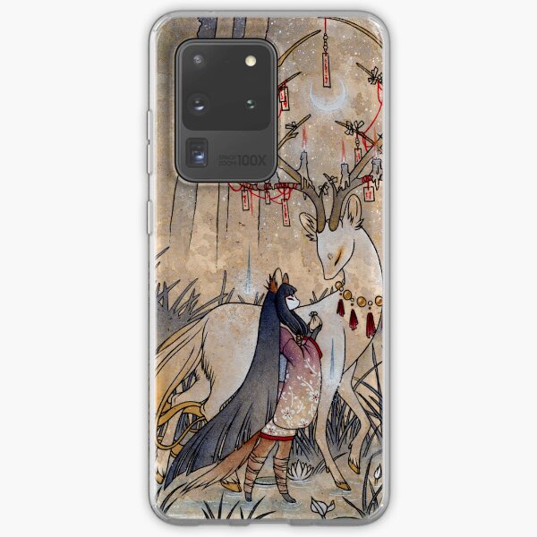 Item preview, The Meeting of the Fox and Wish Spirit designed and sold by TeaKitsune.