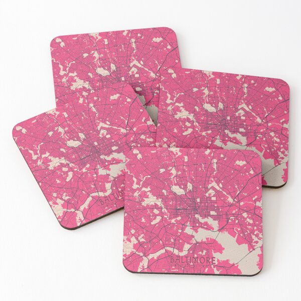 Item preview, Baltimore City Map of Maryland, USA - Blossom designed and sold by deMAP.