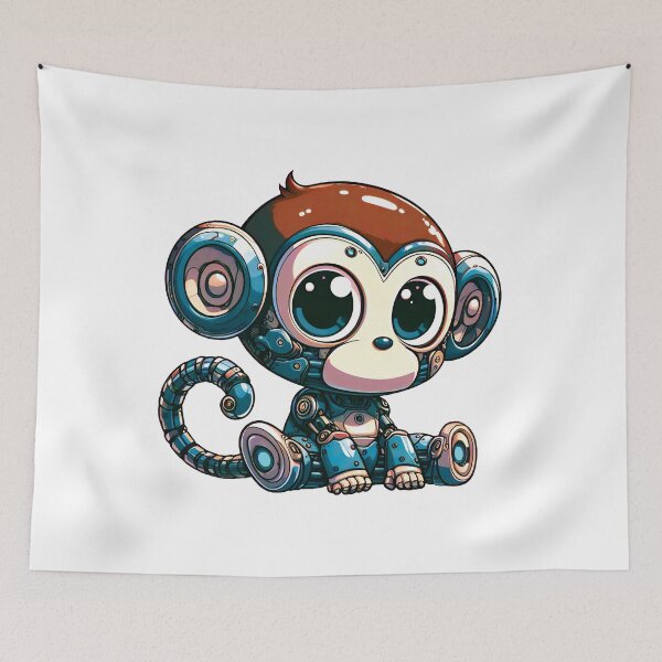 Item preview, Robo-Chimp! designed and sold by kukamatsu.