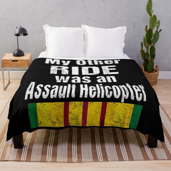 Item preview, (Print on Back ) Vietnam Veteran Biker - Assault Helicopter designed and sold by defabiosofxs.