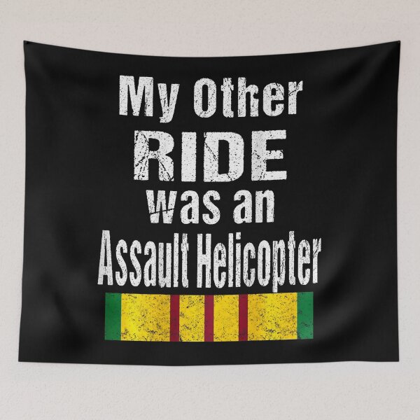 Item preview, (Print on Back ) Vietnam Veteran Biker - Assault Helicopter designed and sold by defabiosofxs.
