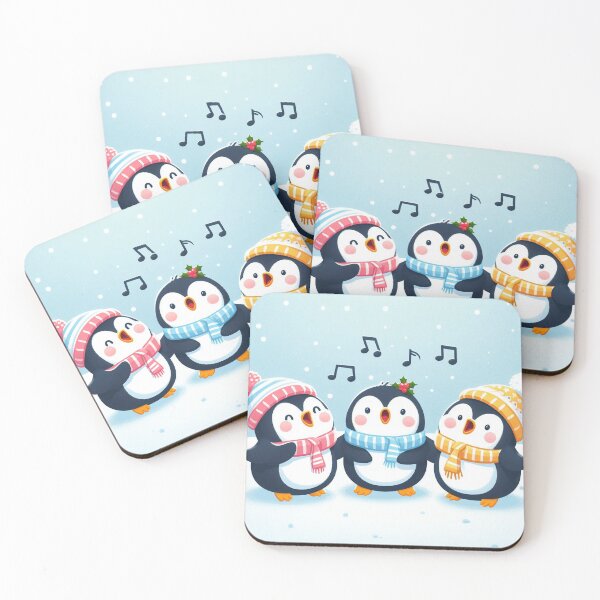Item preview, Penguin Carolers designed and sold by Wonderall.