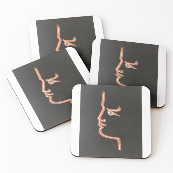 Item preview, jean cocteau profile in black designed and sold by santoves.