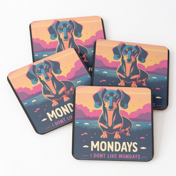 Item preview, I don't like mondays 3/4 designed and sold by DachshundsOnRB.
