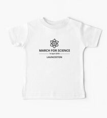 March for Science Launceston logo – black Baby Tee