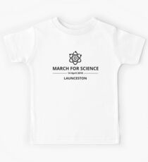 March for Science Launceston logo – black Kids Tee
