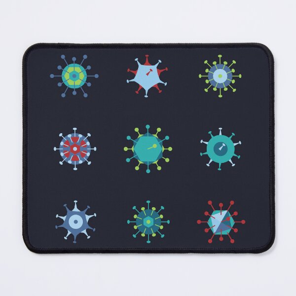 Item preview, molecule virus icons pattern set designed and sold by indiVisibl.