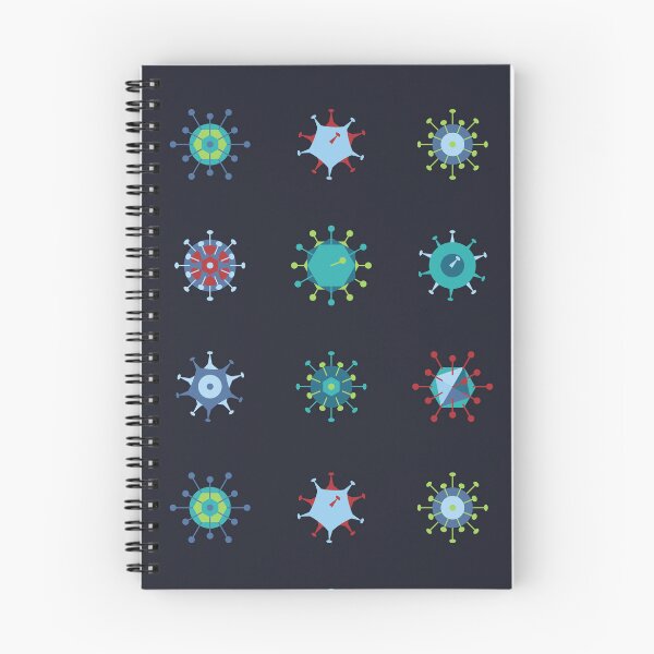 Item preview, molecule virus icons pattern set designed and sold by indiVisibl.