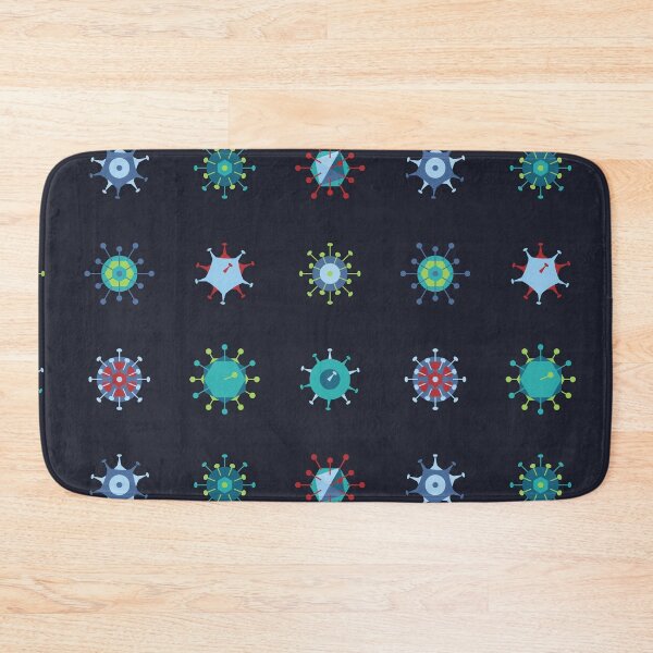 Item preview, molecule virus icons pattern set designed and sold by indiVisibl.