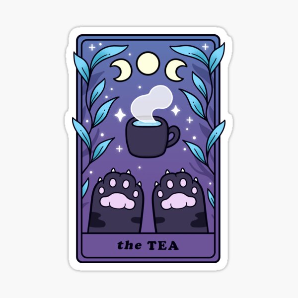 Item preview, The Tea Cat Tarot | Nikury designed and sold by nikury.