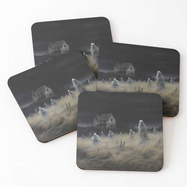 Item preview, An extra Spooky horror scene foggy field designed and sold by Baba  Yaga's Cards.
