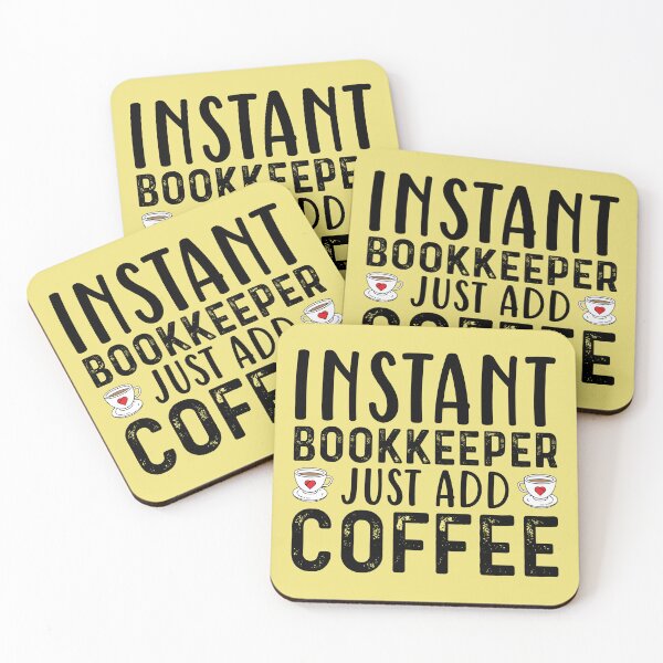 Item preview, Instant Bookkeeper Just Add Coffee designed and sold by kamrankhan.