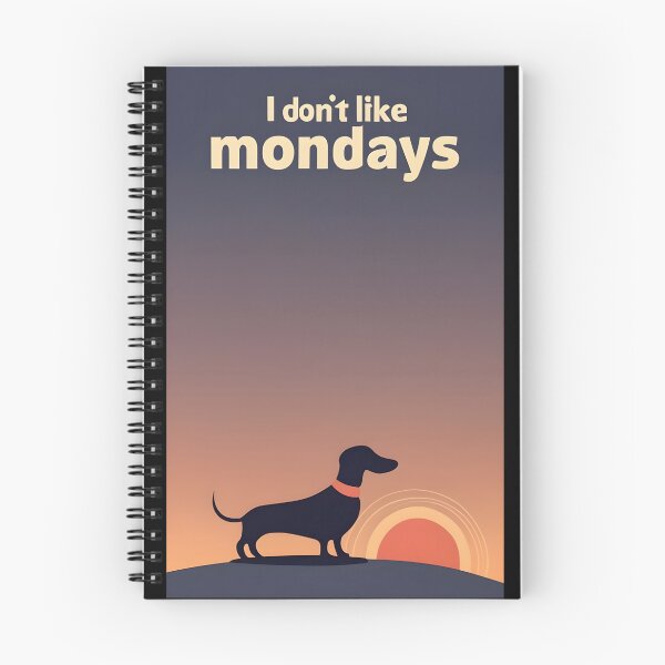 Item preview, I don't like mondays 4/4 designed and sold by DachshundsOnRB.