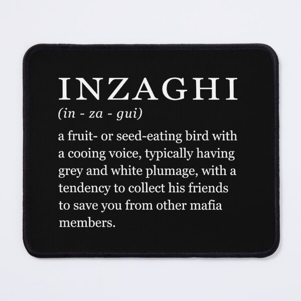 Item preview, inzaghi (vincenzo cassano) BLACK BG designed and sold by nelkrshop.