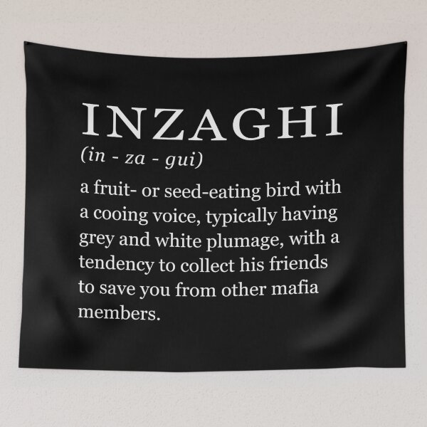Item preview, inzaghi (vincenzo cassano) BLACK BG designed and sold by nelkrshop.