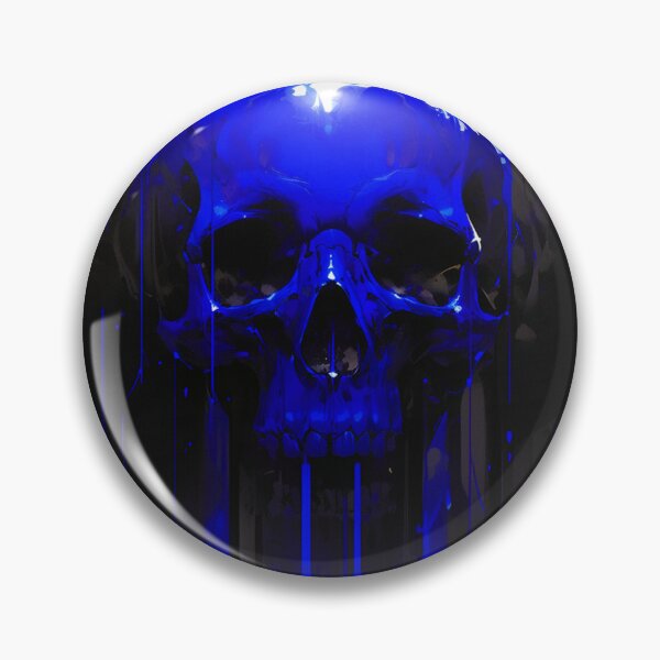 Item preview, Blue Skull 2 designed and sold by Dawn van Doorn.