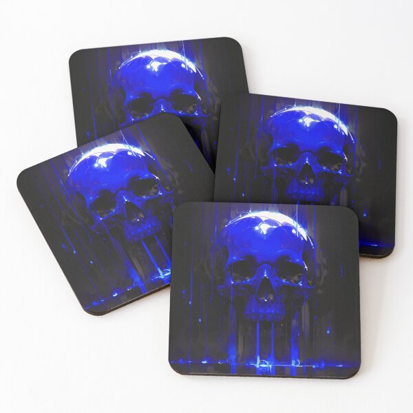 Item preview, Blue Skull 2 designed and sold by Dawn van Doorn.
