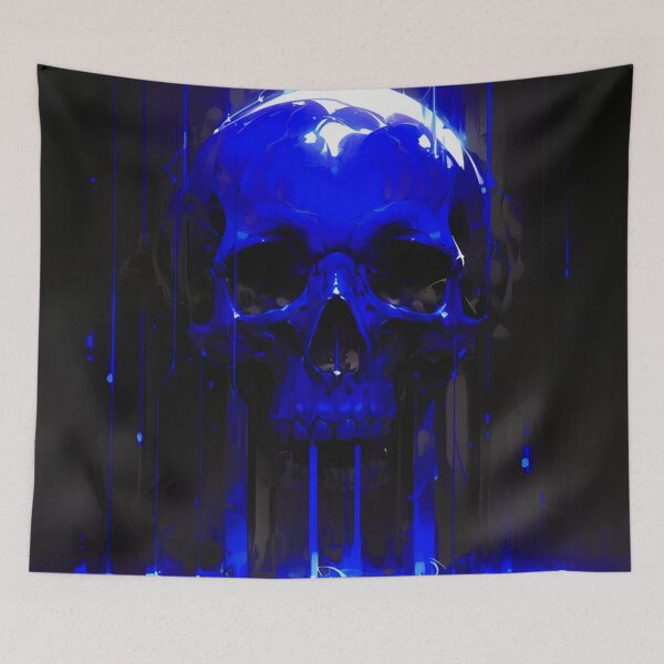 Item preview, Blue Skull 2 designed and sold by Dawn van Doorn.