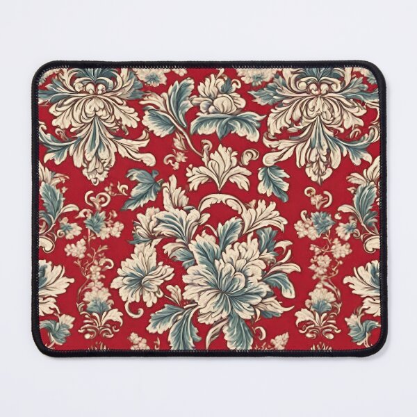 Item preview, Red Vintage Floral  designed and sold by Lily-and-Lyle.