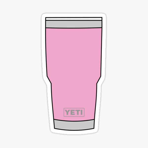 YETI Rambler Cup (White) Sticker for Sale by steveskaar