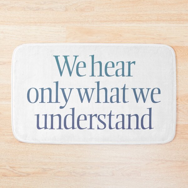 Item preview, We hear only what we understand. v.2 designed and sold by x1brett.