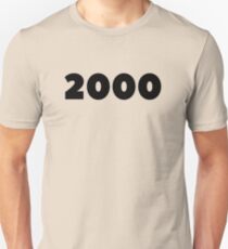 2000 Birthday 18th Birthday Gift Born In 2000 Made In 2000 Anniversary Gift Flashback To 2000 Married In 2000 Gift Unisex T-Shirt