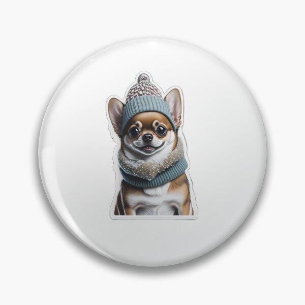 Item preview, Pack de 5 Stickers  Perritos Chihuahua en Invierno designed and sold by studiojer.