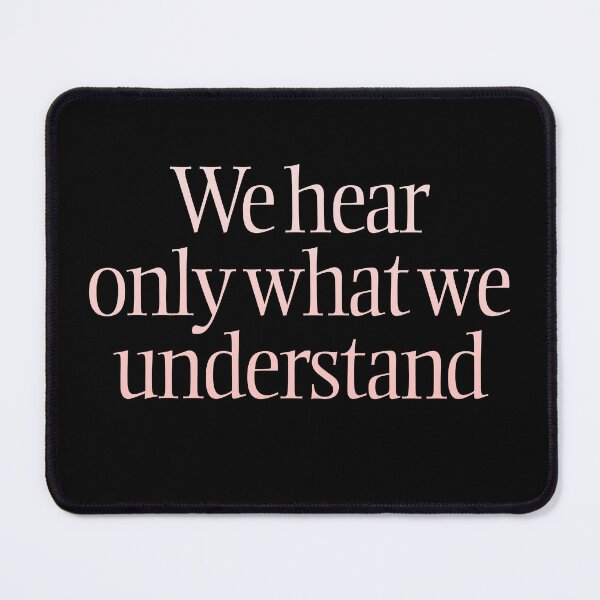 Item preview, We hear only what we understand. v.3 designed and sold by x1brett.