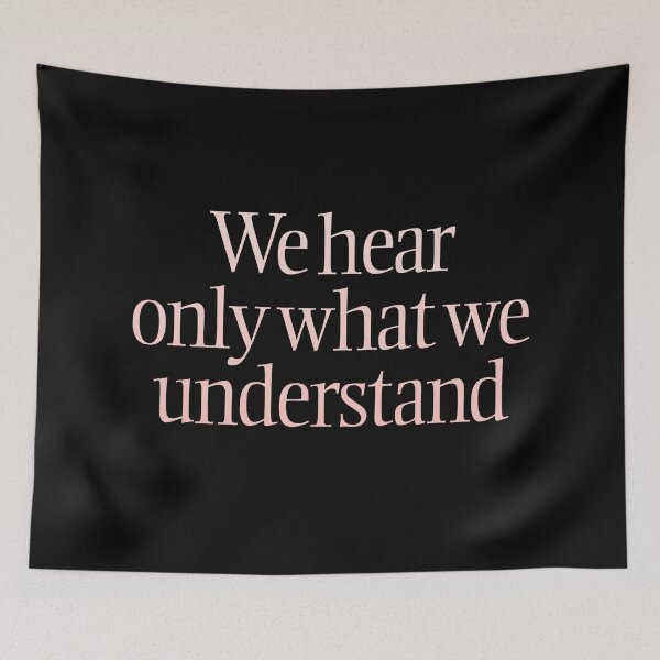 Item preview, We hear only what we understand. v.3 designed and sold by x1brett.